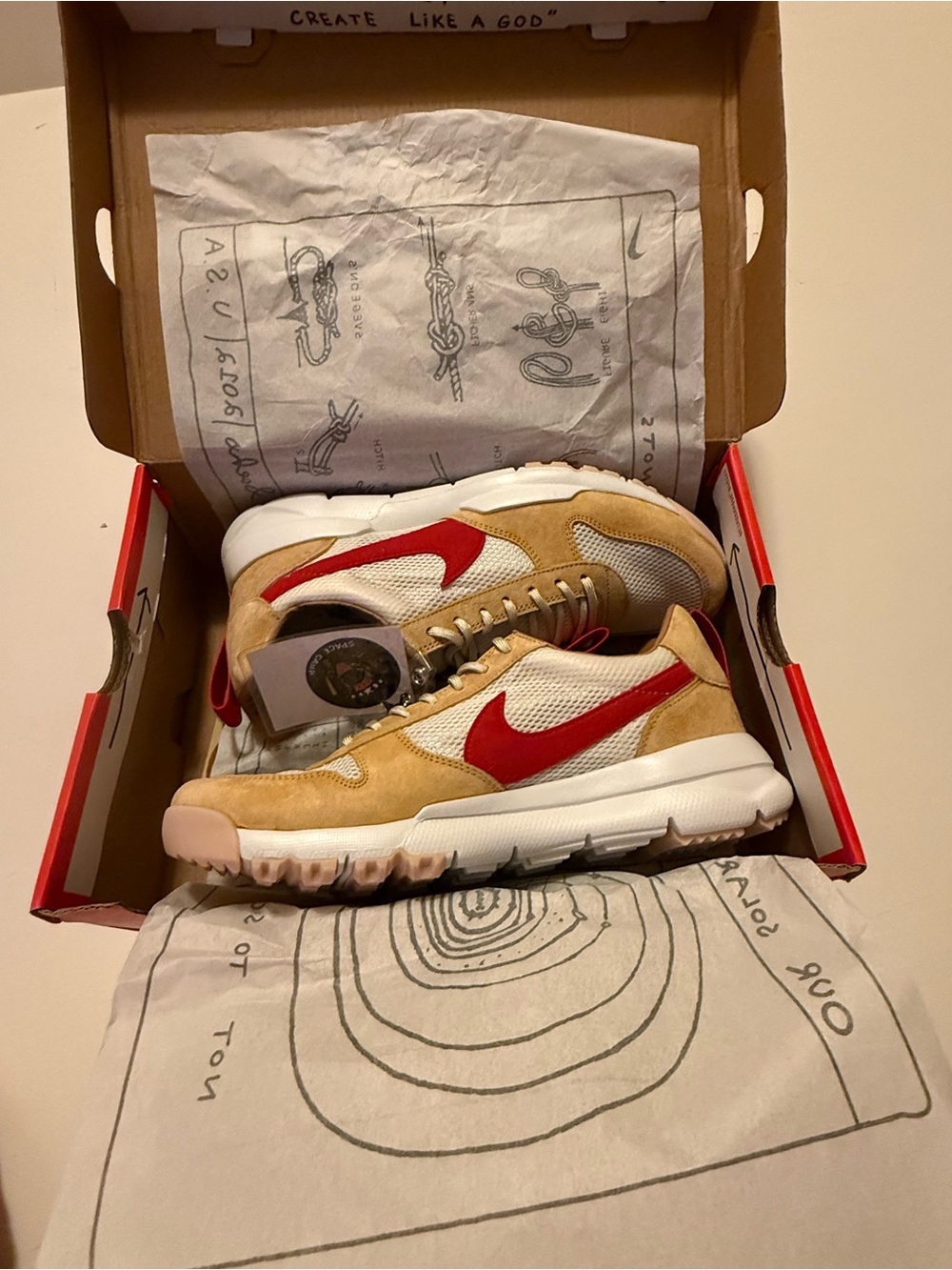 NIKE NikeCraft Mar’s Yard Shoe 2.0 Tom Sachs Space Camp SZ 45 (11) - Picture 8 of 12